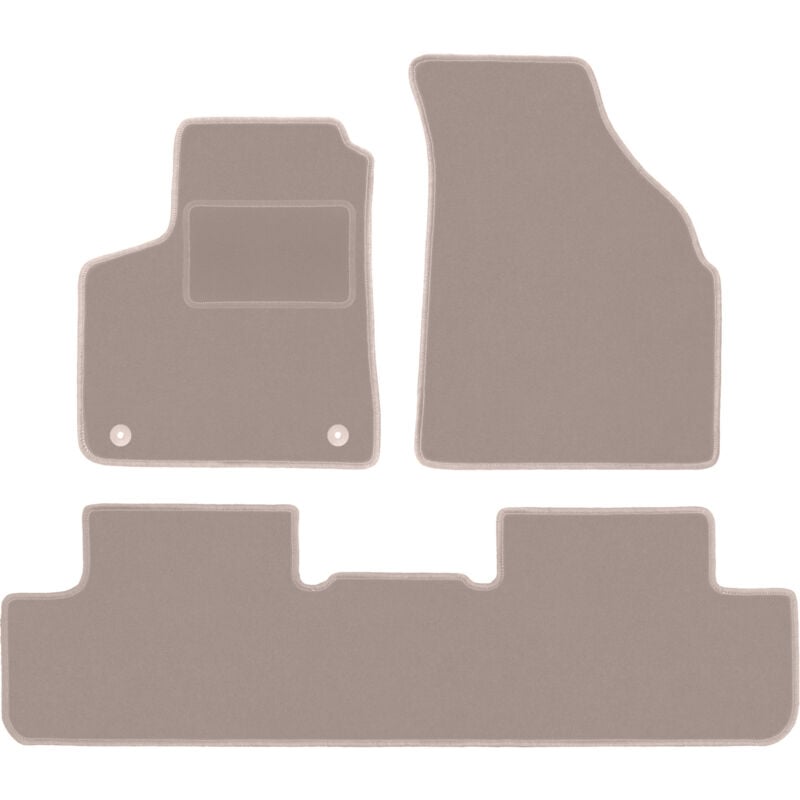 foto del prodotto tappetini in velluto beige per daewoo tacuma minivan 2000 2011 