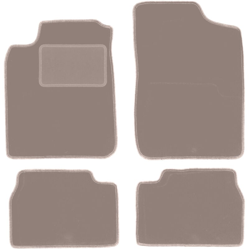 foto del prodotto tappetini in velluto beige per daihatsu charade hatchback 1994 2000 