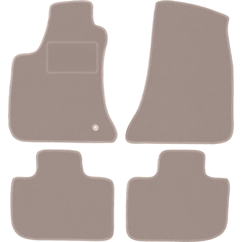 foto del prodotto tappetini in velluto beige per dodge charger coup 2006 2010 