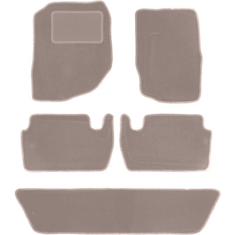 foto del prodotto tappetini in velluto beige per dodge durango ii suv 2002 2010 