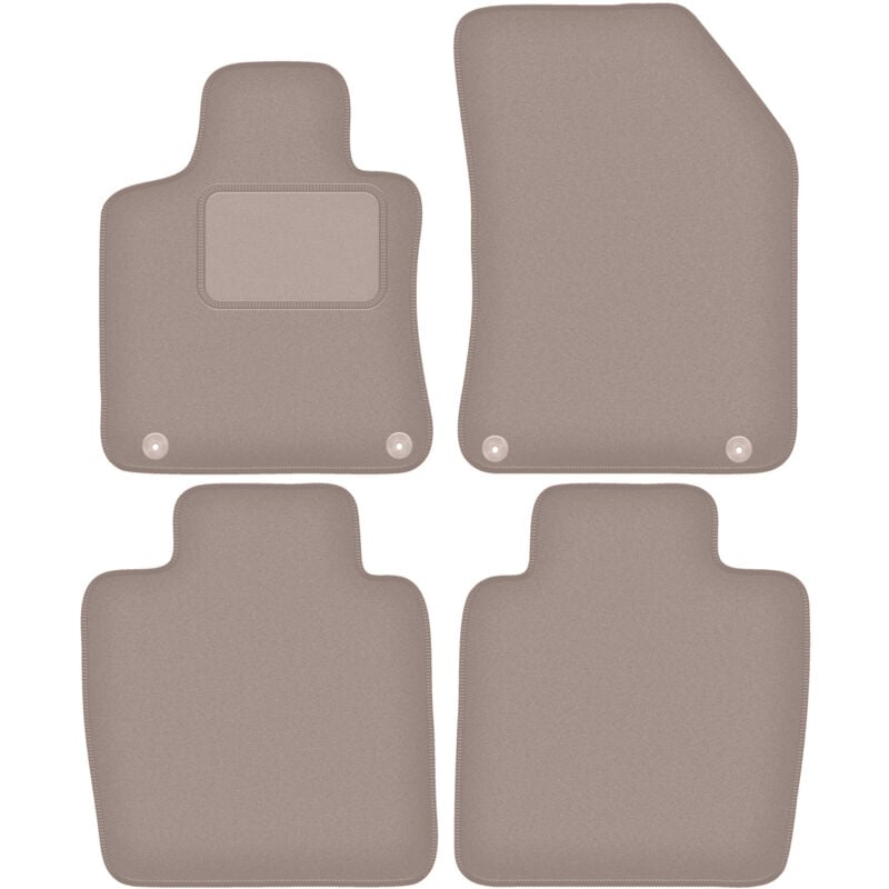 foto del prodotto tappetini in velluto beige per ds. 9 berlina 2020 