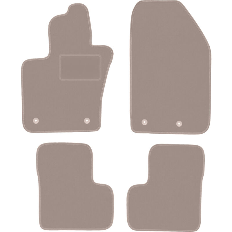 foto del prodotto tappetini in velluto beige per fiat 500x crossover 2014 2018 