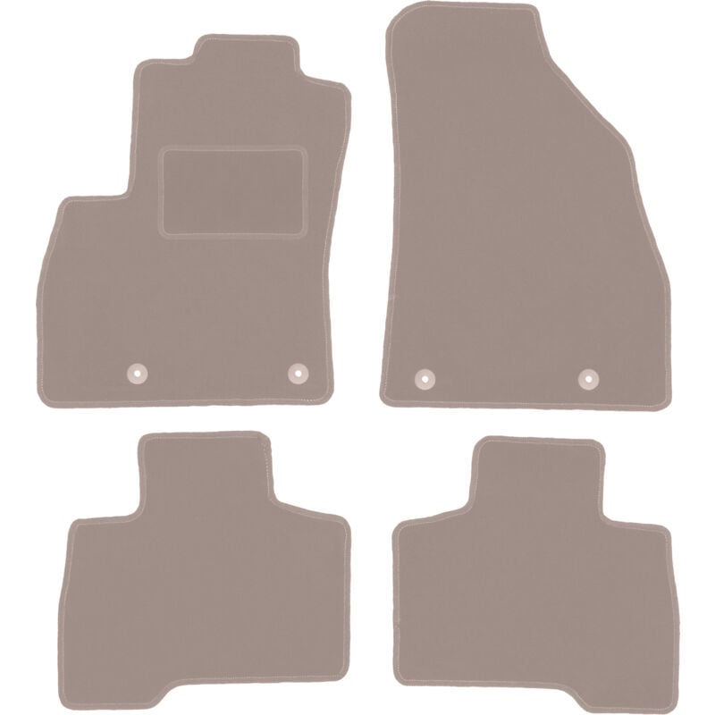 foto del prodotto tappetini in velluto beige per fiat fiorino iii kombivan 2007 2017 