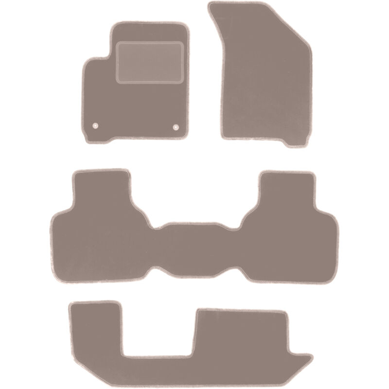foto del prodotto tappetini in velluto beige per fiat freemont 7 posti 2011 2016 