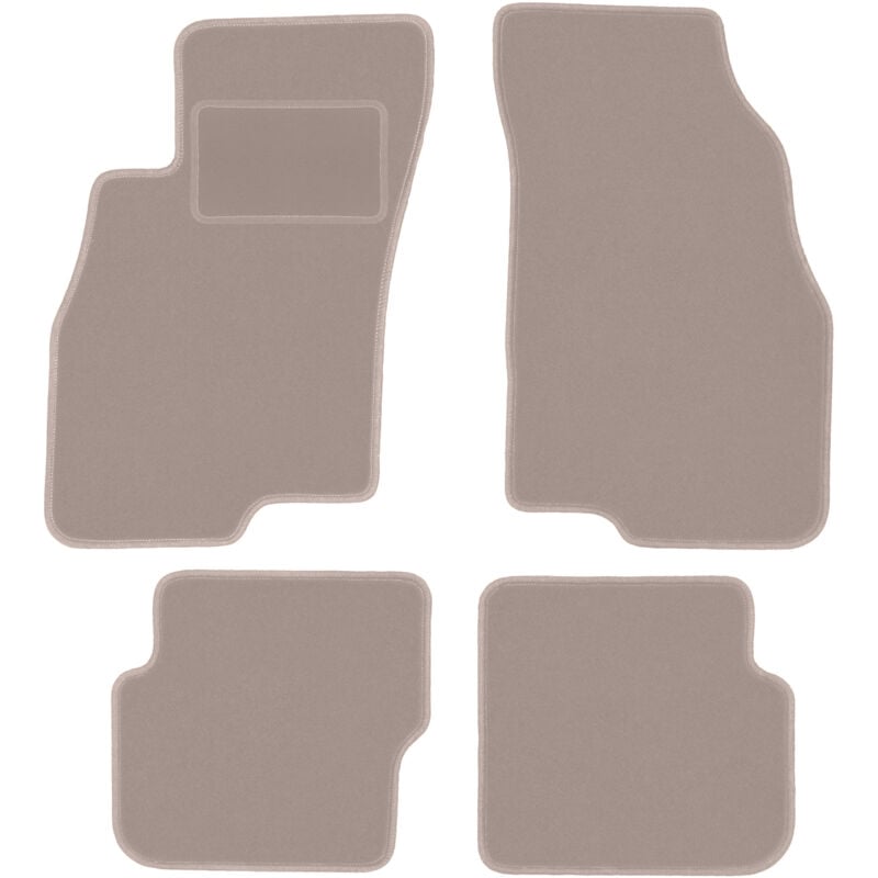 foto del prodotto tappetini in velluto beige per fiat punto evo hatchback 2998 2012 