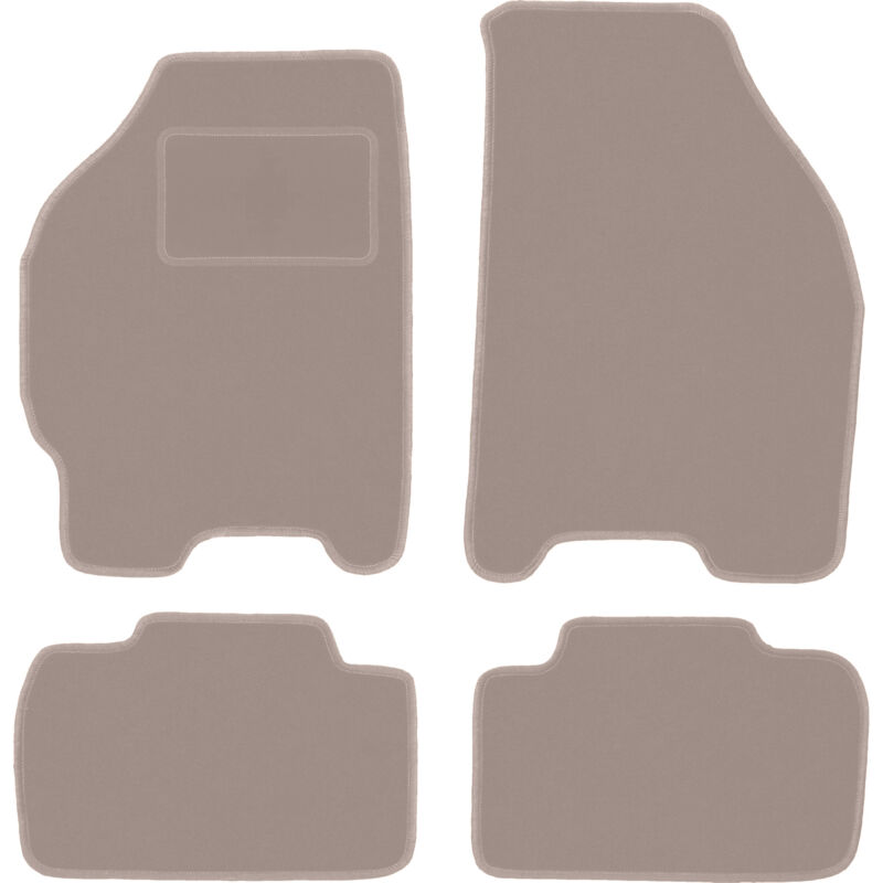 foto del prodotto tappetini in velluto beige per fiat punto i hatchback 1992 1999 
