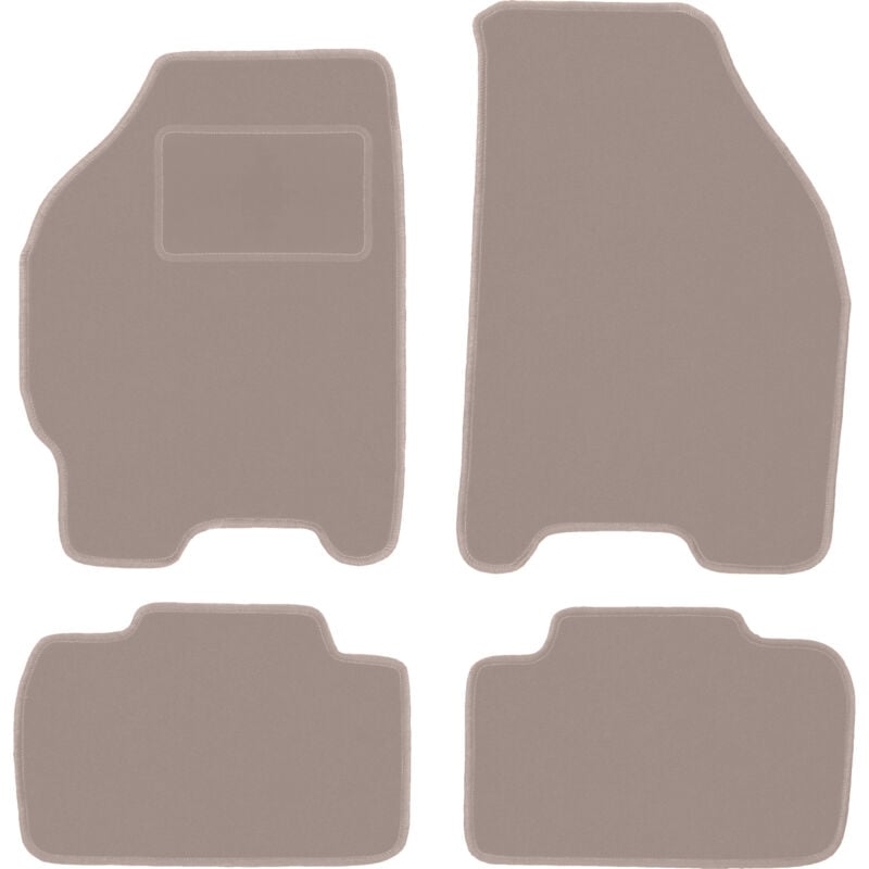 foto del prodotto tappetini in velluto beige per fiat punto ii hatchback 1999 2010 