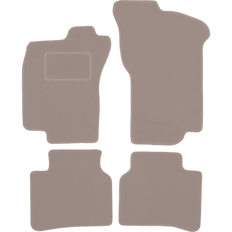 foto del prodotto tappetini in velluto beige per fiat tipo i hatchback 1988 1995 