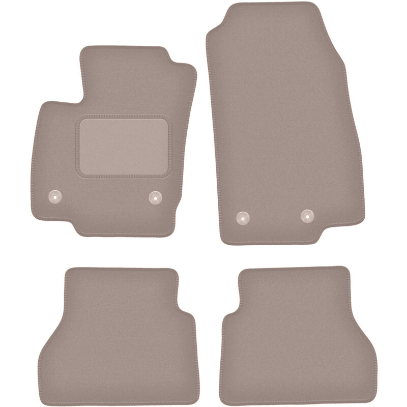 foto del prodotto tappetini in velluto beige per ford b max minivan 2012 2017 