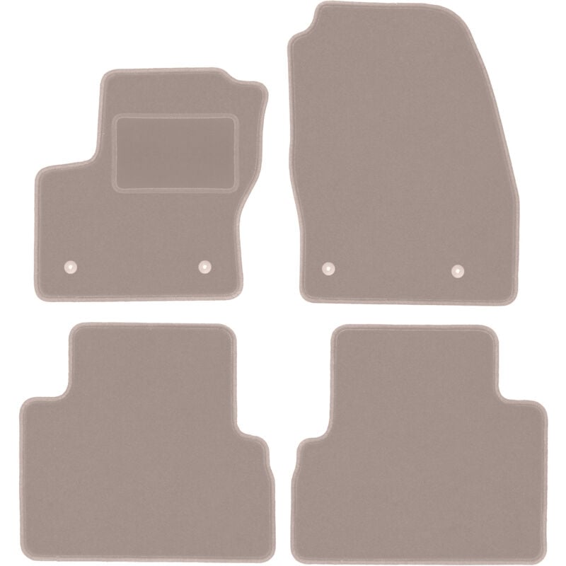 foto del prodotto tappetini in velluto beige per ford c max mk2 minivan 2015 2019 