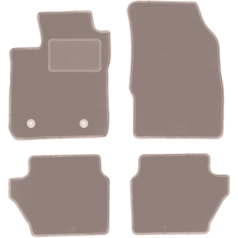 foto del prodotto tappetini in velluto beige per ford ecosport mk2 crossover 2012 2017 