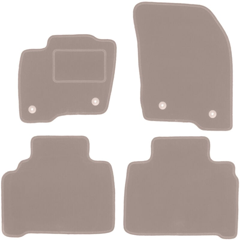 foto del prodotto tappetini in velluto beige per ford edge mk2 suv 2014 