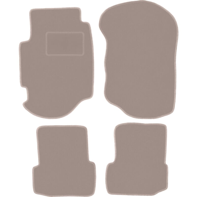 foto del prodotto tappetini in velluto beige per ford escort mk7 hatchback, station wagon 1995 2002 