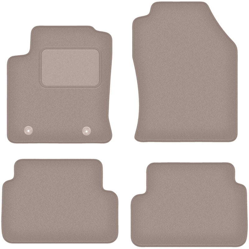 foto del prodotto tappetini in velluto beige per ford focus mk1 pre facelift hatchback, berlina, station wagon 1998 2001 
