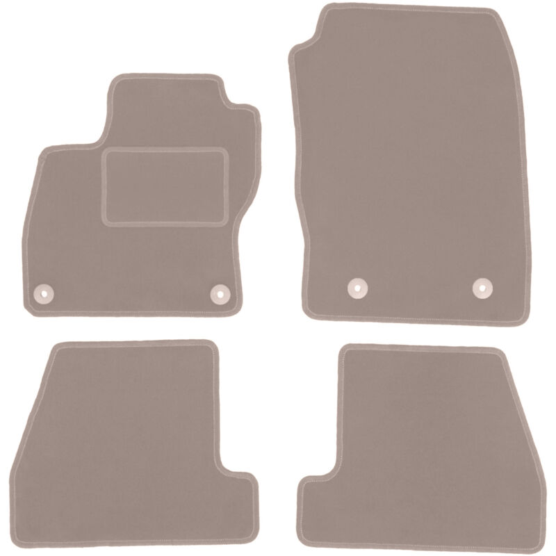 foto del prodotto tappetini in velluto beige per ford focus mk3 fl berlina, station wagon, hatchback 2017 2020 
