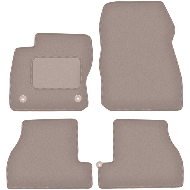 foto del prodotto tappetini in velluto beige per ford focus mk3 usa berlina, station wagon 2010 2019 