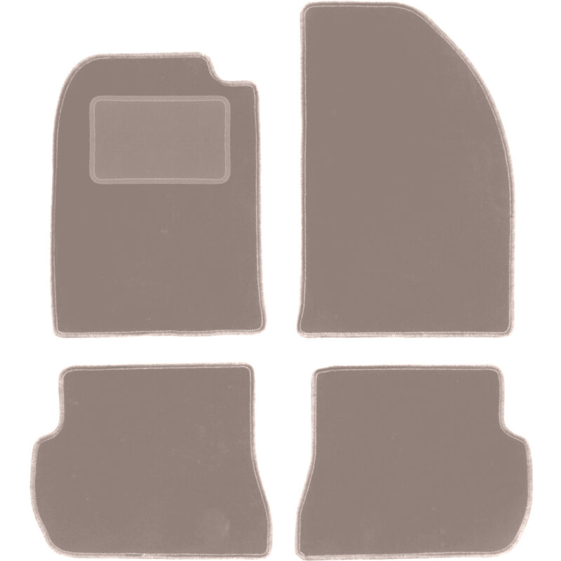 foto del prodotto tappetini in velluto beige per ford fusion hatchback 2002 2005 