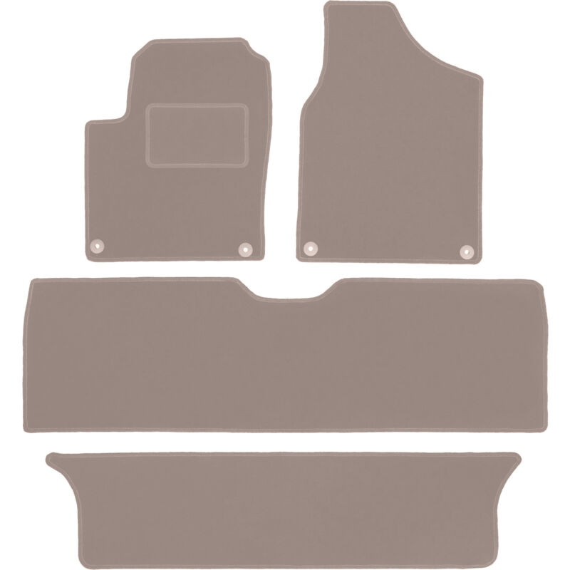 foto del prodotto tappetini in velluto beige per ford galaxy mk1 minivan 1995 2006 