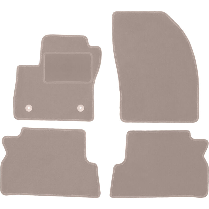 foto del prodotto tappetini in velluto beige per ford grand c max minivan 2011 2015 
