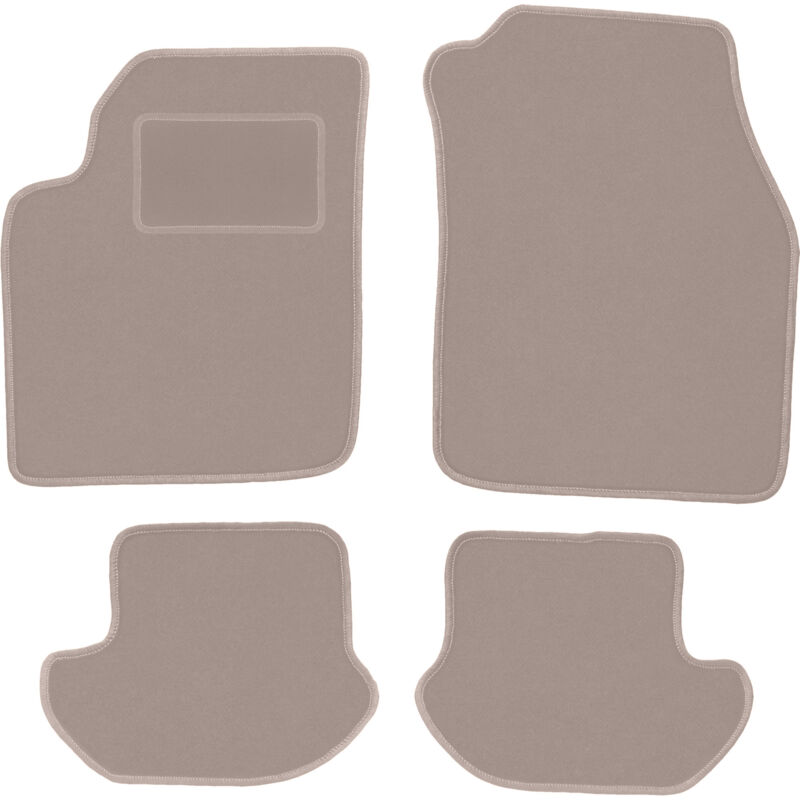 foto del prodotto tappetini in velluto beige per ford ka mk1 hatchback 1998 2006 