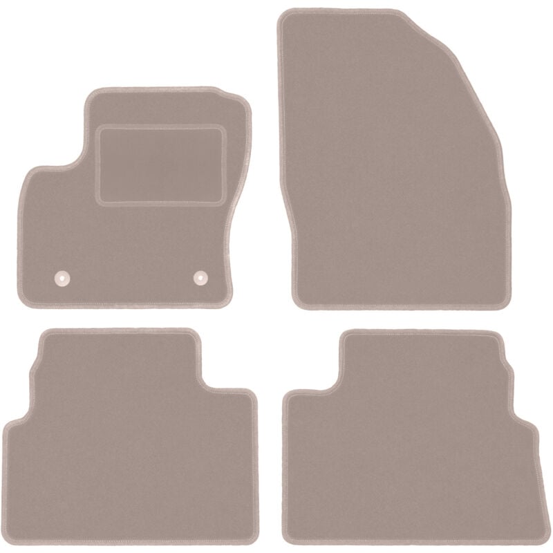 foto del prodotto tappetini in velluto beige per ford kuga mk1 suv 2011 2013 