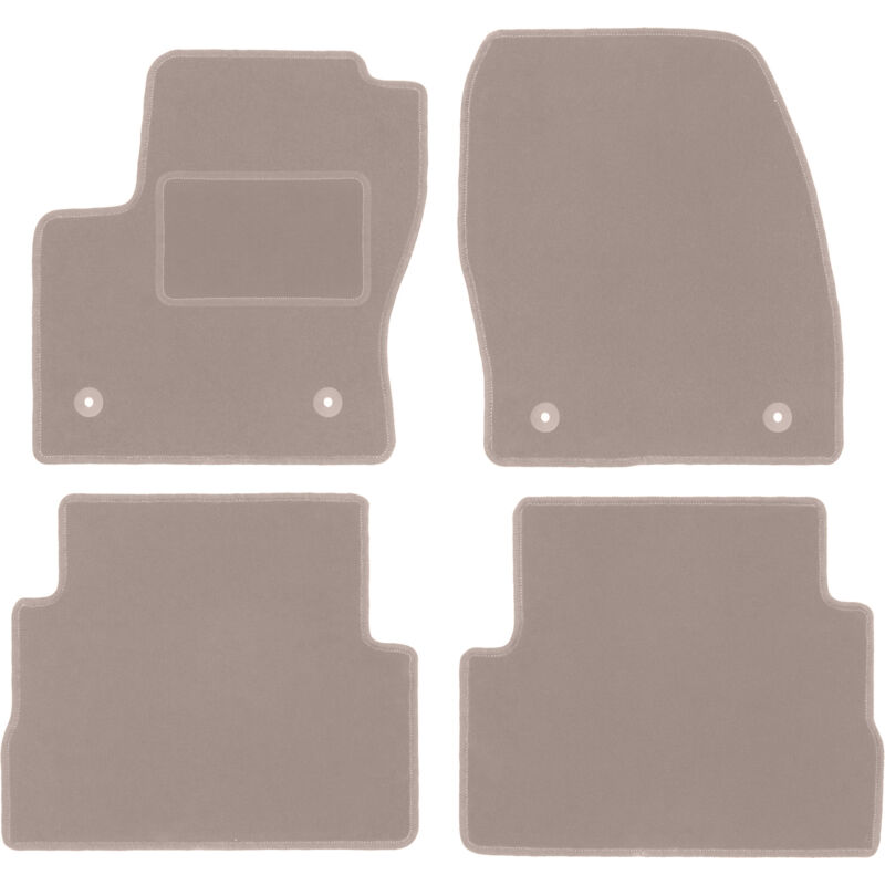 foto del prodotto tappetini in velluto beige per ford kuga mk2 suv 2012 2019 