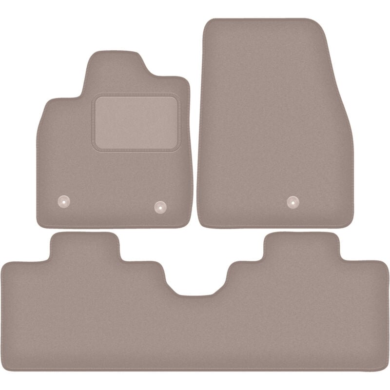 foto del prodotto tappetini in velluto beige per ford mustang mach e 0 2020 