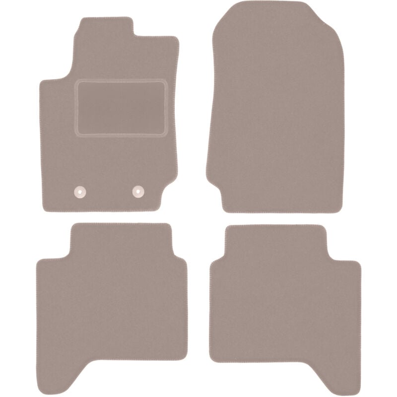 foto del prodotto tappetini in velluto beige per ford ranger raptor pick up 2019 