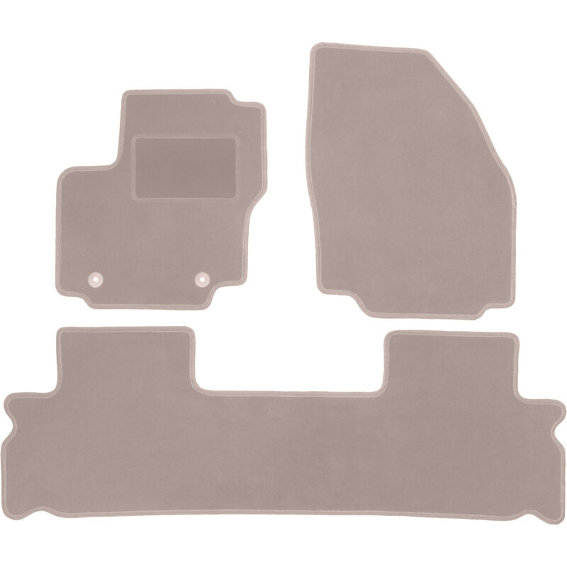 foto del prodotto tappetini in velluto beige per ford s max mk1 minivan 2006 2012 