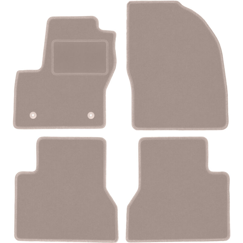 foto del prodotto tappetini in velluto beige per ford tourneo connect kombivan 2013 2017 