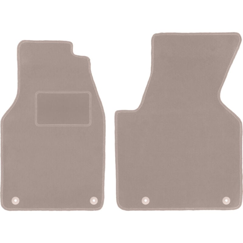 foto del prodotto tappetini in velluto beige per furgone per consegne volkswagen transporter t4 multivan 1993 2001 