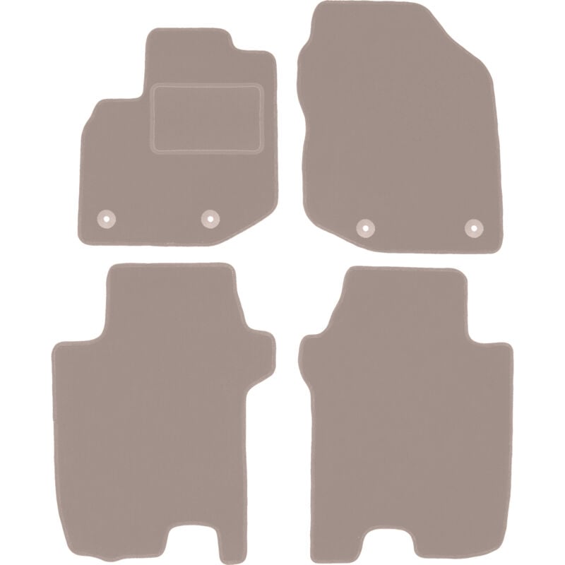 foto del prodotto tappetini in velluto beige per honda city v fl berlina 2011 2013 