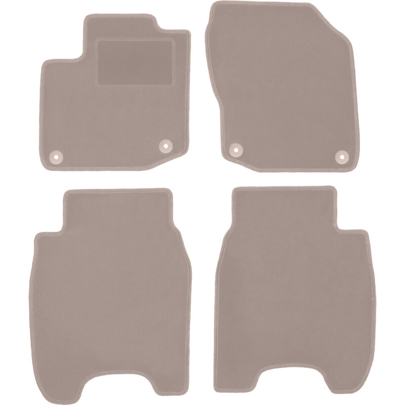 foto del prodotto tappetini in velluto beige per honda civic ix hatchback 2012 