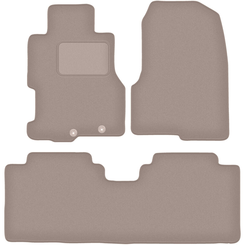 foto del prodotto tappetini in velluto beige per honda civic vii 5 porte 2001 1007 