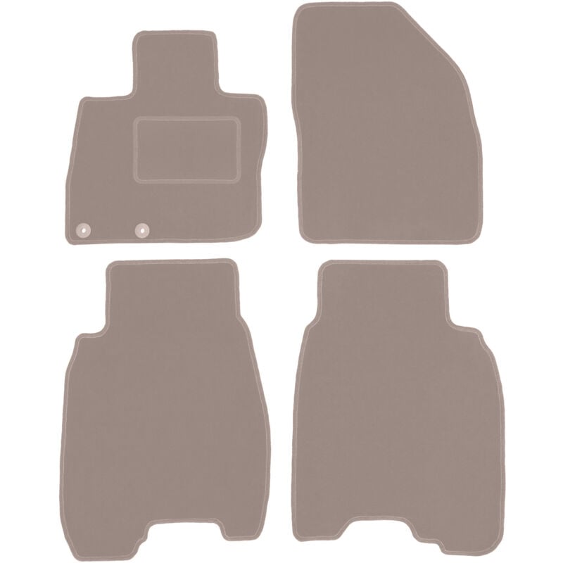 foto del prodotto tappetini in velluto beige per honda civic viii hatchback 2006 2012 