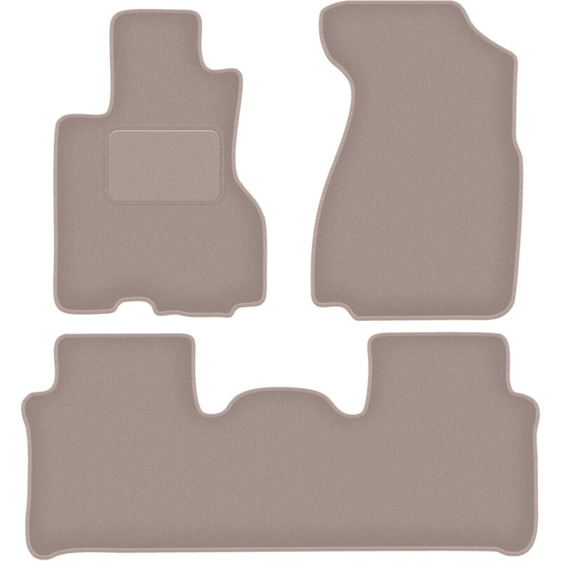 foto del prodotto tappetini in velluto beige per honda cr v ii suv 2001 2006 