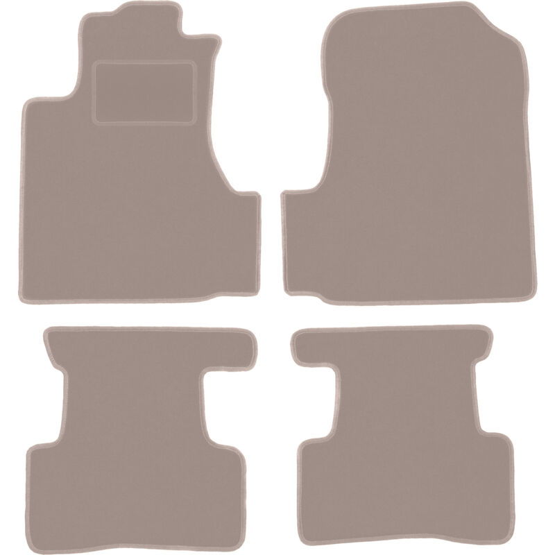 foto del prodotto tappetini in velluto beige per honda cr v iii suv 2006 2011 