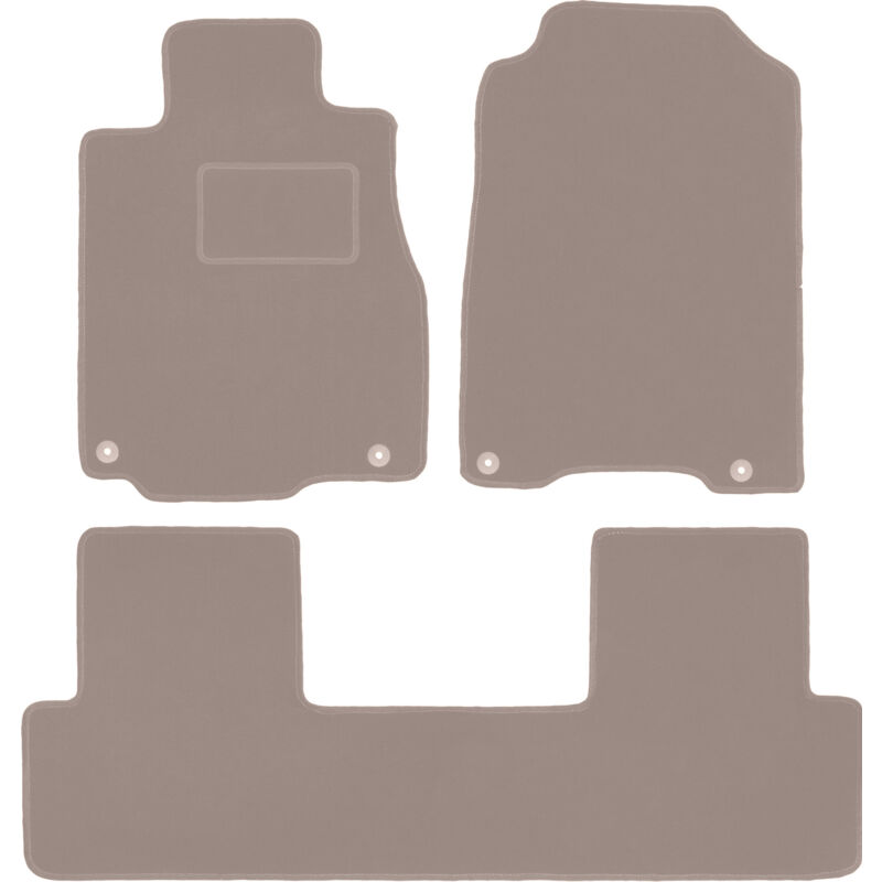 foto del prodotto tappetini in velluto beige per honda cr v iv suv 2011 2018 