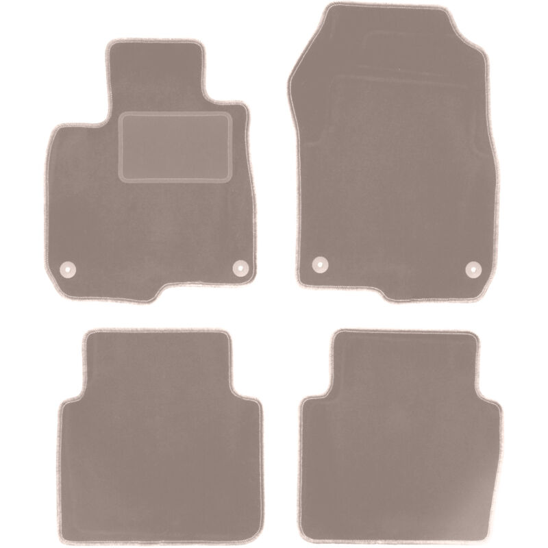 foto del prodotto tappetini in velluto beige per honda cr v v suv 2018 