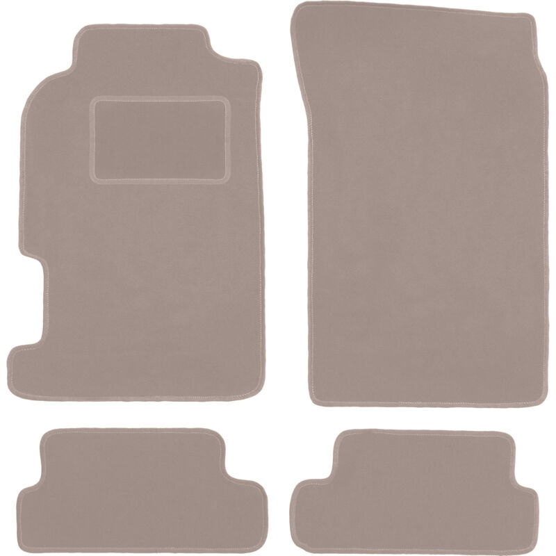 foto del prodotto tappetini in velluto beige per honda crx delsol coup , cabrio 1992 1997 