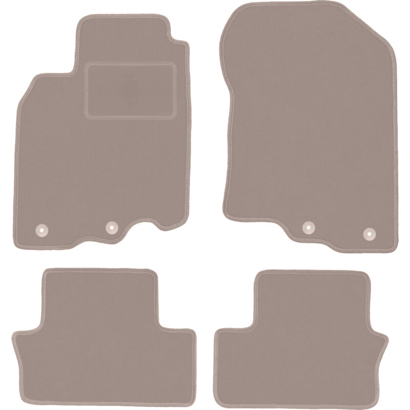 foto del prodotto tappetini in velluto beige per honda insight ii hatchback 2009 2014 