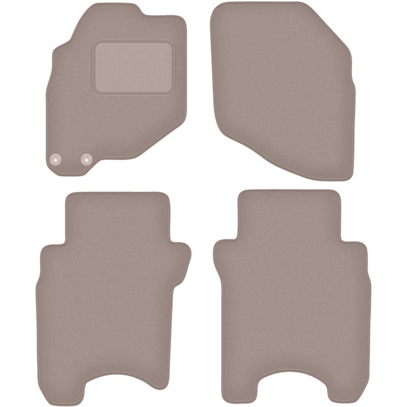 foto del prodotto tappetini in velluto beige per honda jazz ii hatchback 2002 2007 