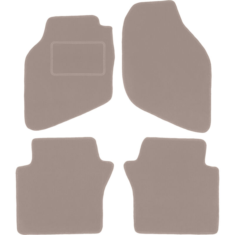 foto del prodotto tappetini in velluto beige per honda jazz ii hatchback 2002 2008 
