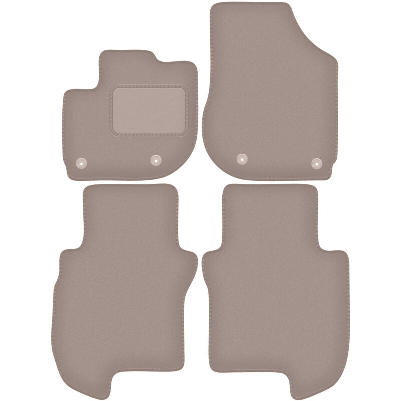foto del prodotto tappetini in velluto beige per honda jazz v hybrid 2020 