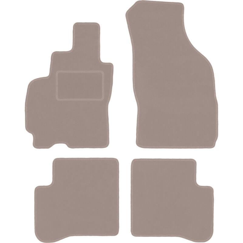 foto del prodotto tappetini in velluto beige per hyundai atos hatchback 1997 2008 