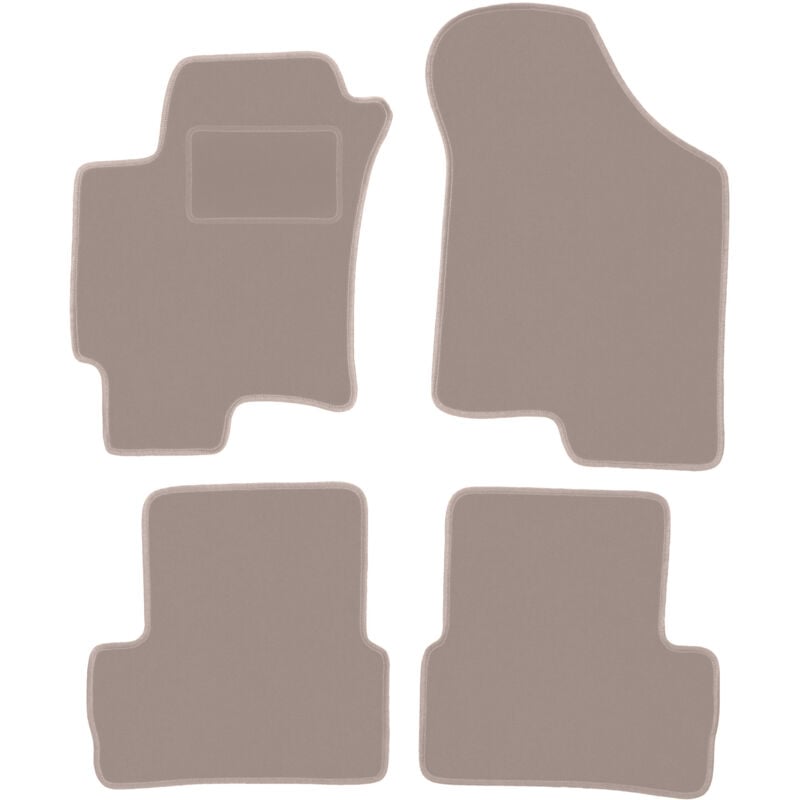 foto del prodotto tappetini in velluto beige per hyundai coupe ii gk coup 2001 2008 