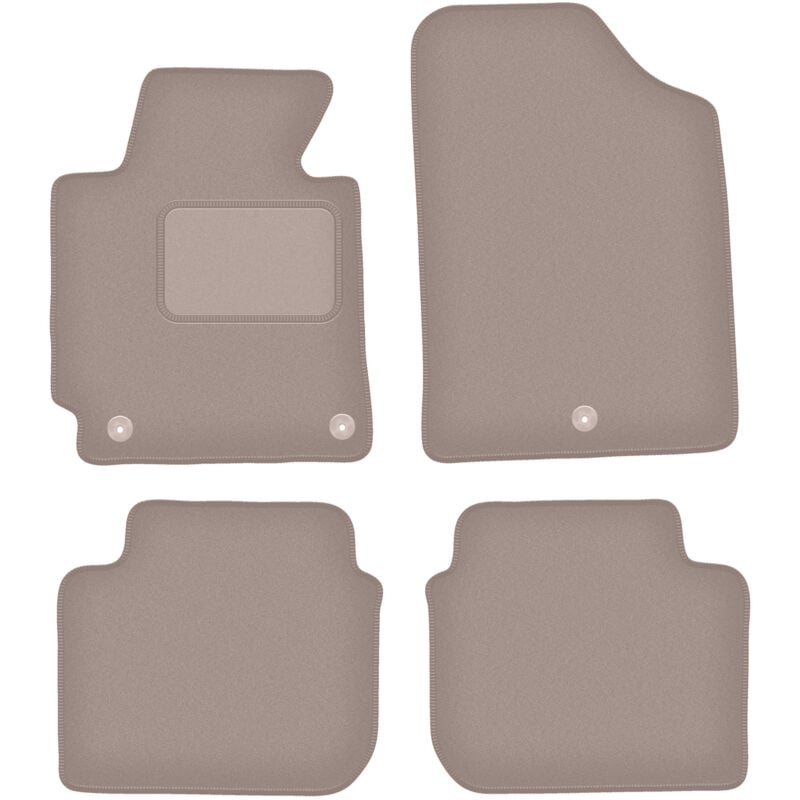 foto del prodotto tappetini in velluto beige per hyundai elantra v coup , berlina 2010 2016 