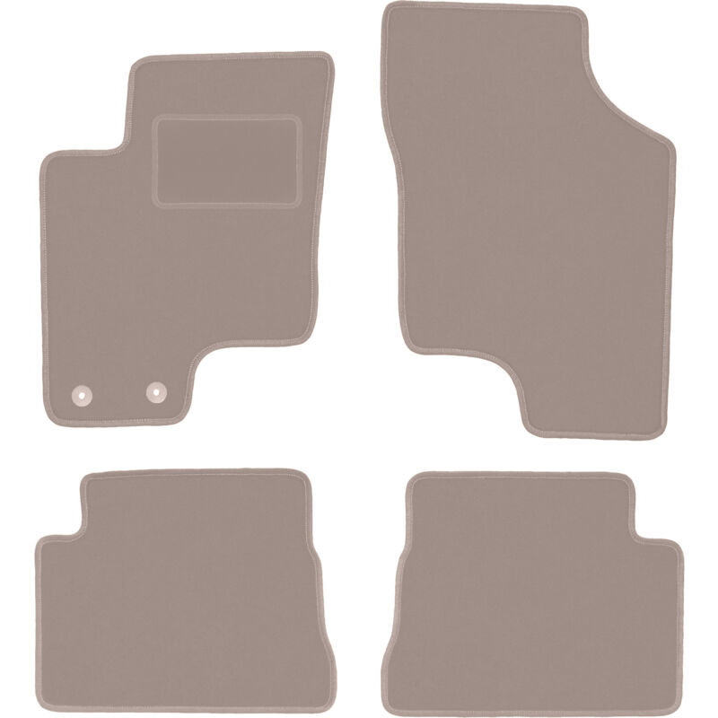 foto del prodotto tappetini in velluto beige per hyundai getz hatchback 2002 2010 