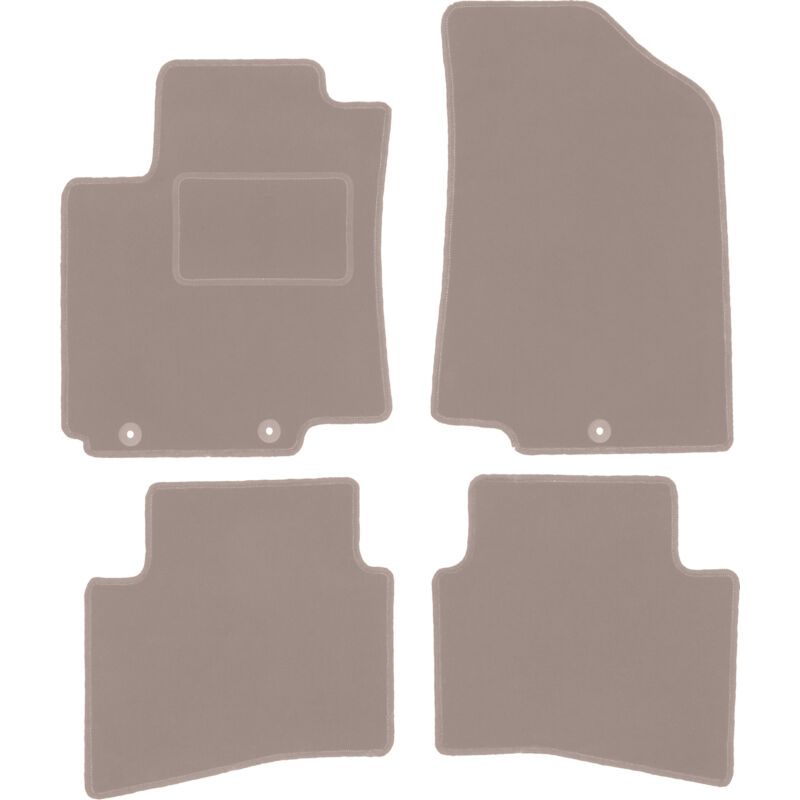 foto del prodotto tappetini in velluto beige per hyundai i20 ii coup , hatchback 2014 
