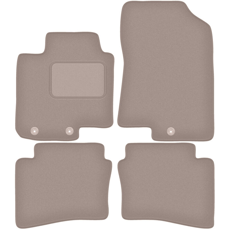 foto del prodotto tappetini in velluto beige per hyundai i20 iii hatchback 2020 
